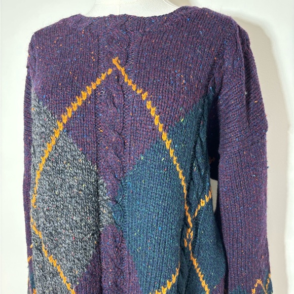 Vintage American Eagle Outfitters Argyle Knit Sweater - Picture 4 of 4